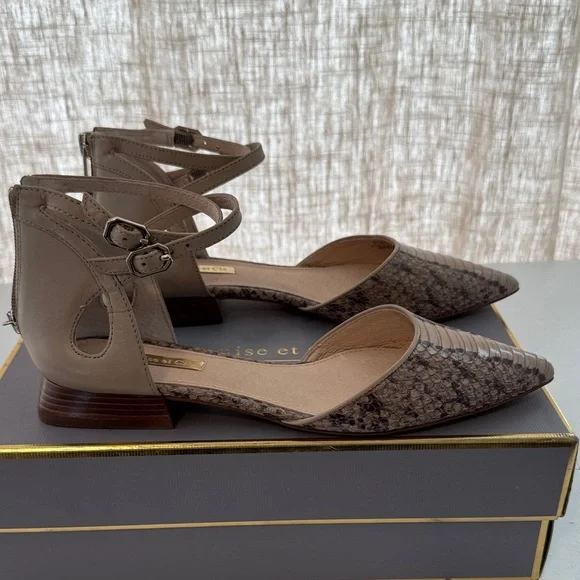 Louise et Cie Snakeskin Patterned Heels - Picture 2 of 5